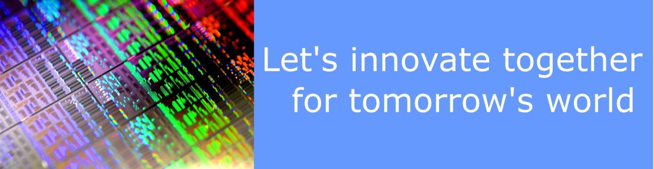 Let's innovate together for tomorrow's world